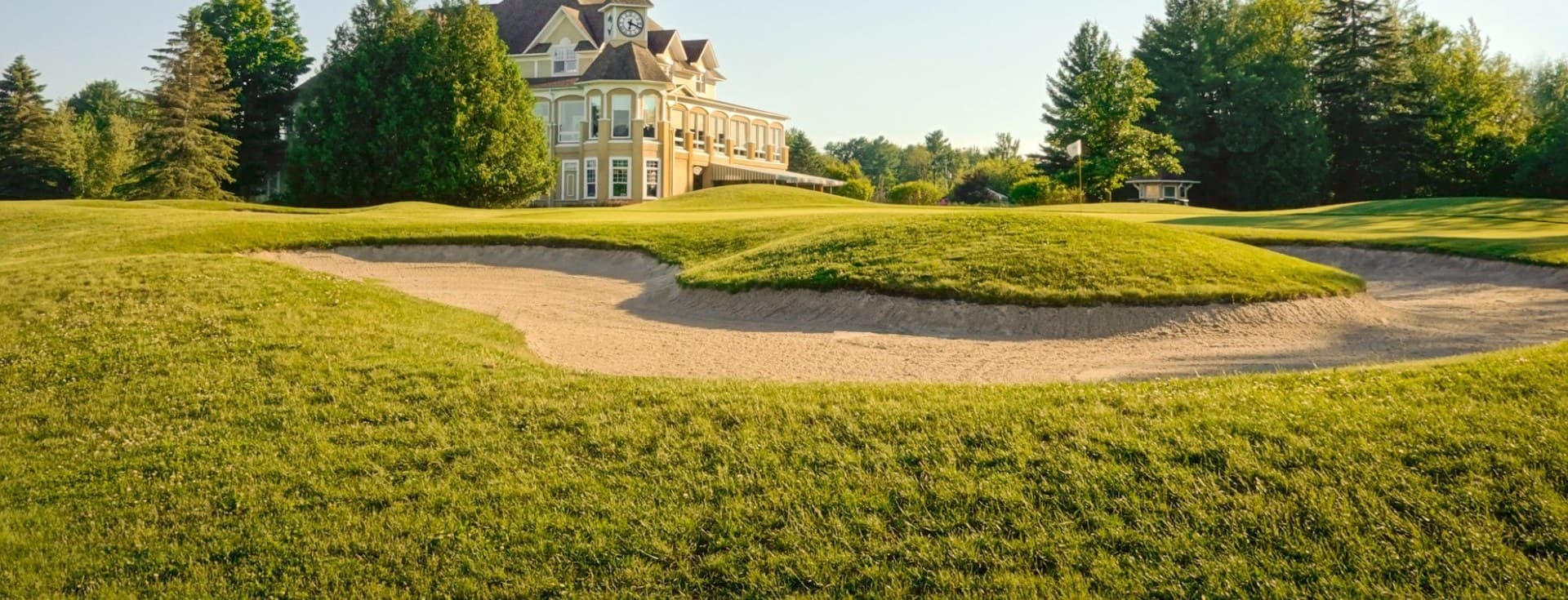 Vue du parcours de Royal Bromont, à Bromont.